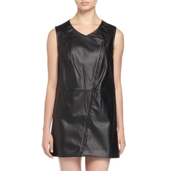 Max Studio | Dresses | Max Studio Vegan Leather Mini Dress | Poshmark